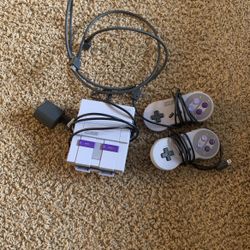NES With 2 Controllers And 25 Preloaded Games