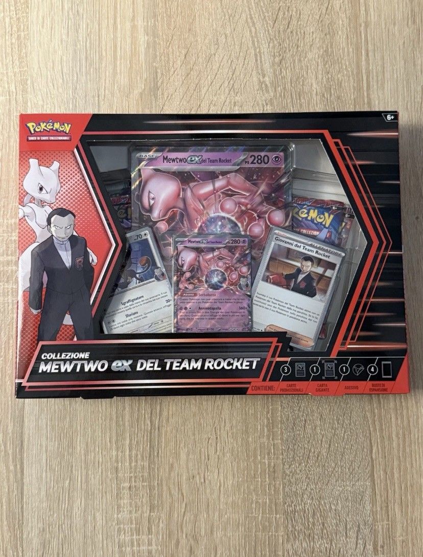 Pokémon TCG Team Rocket's Mewtwo EX Box