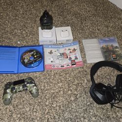 Airpods Pro 2, Airpods Gen 3 Minecraft PS4 Minecraft Nintendo , Mario Kart Deluxe, Razor Headphones PS4 Cameo Controller, Valentino Extravaganza 