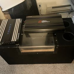 10 Inch Woofers Speaker And 2 1,100/1,000 Watt Amplifier 
