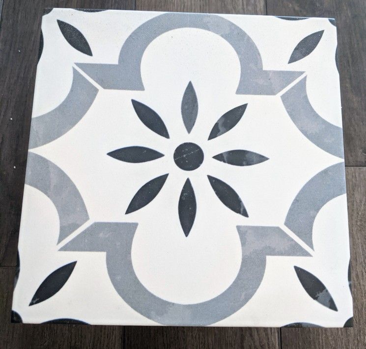 8-in x 8-in Matte Porcelain Floor and Wall Tile (12 total)