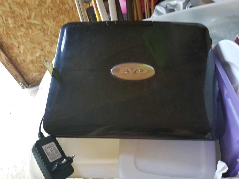 Evd portable dvd cd player with monitor laptop