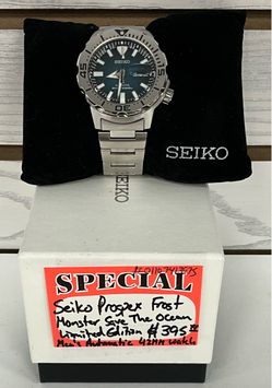 Seiko Prospex Frost Monster Save The Ocean Limited Edition Men’s Automatic 42mm Watch