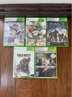 5 XBox360 games