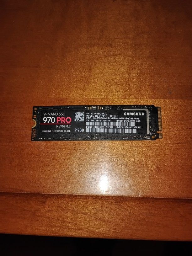 Samsung 970 PRO 512gb SSD