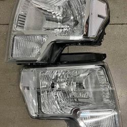 09-14 Ford F150 Chrome Headlights