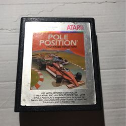 Vintage Atari 2600 game Pole Position 