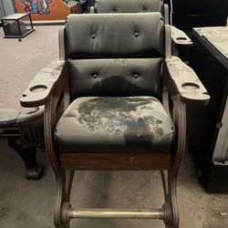 Antique Cinema Chair/ Bar Stool