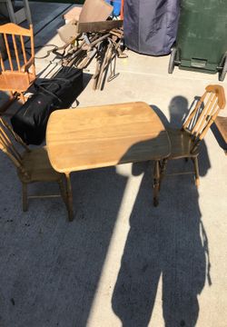 Vintage Children Table and Chair