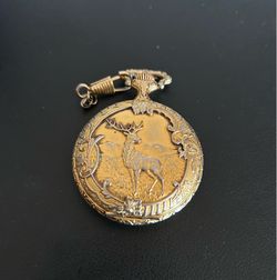 Majestime Deer Pocket Watch