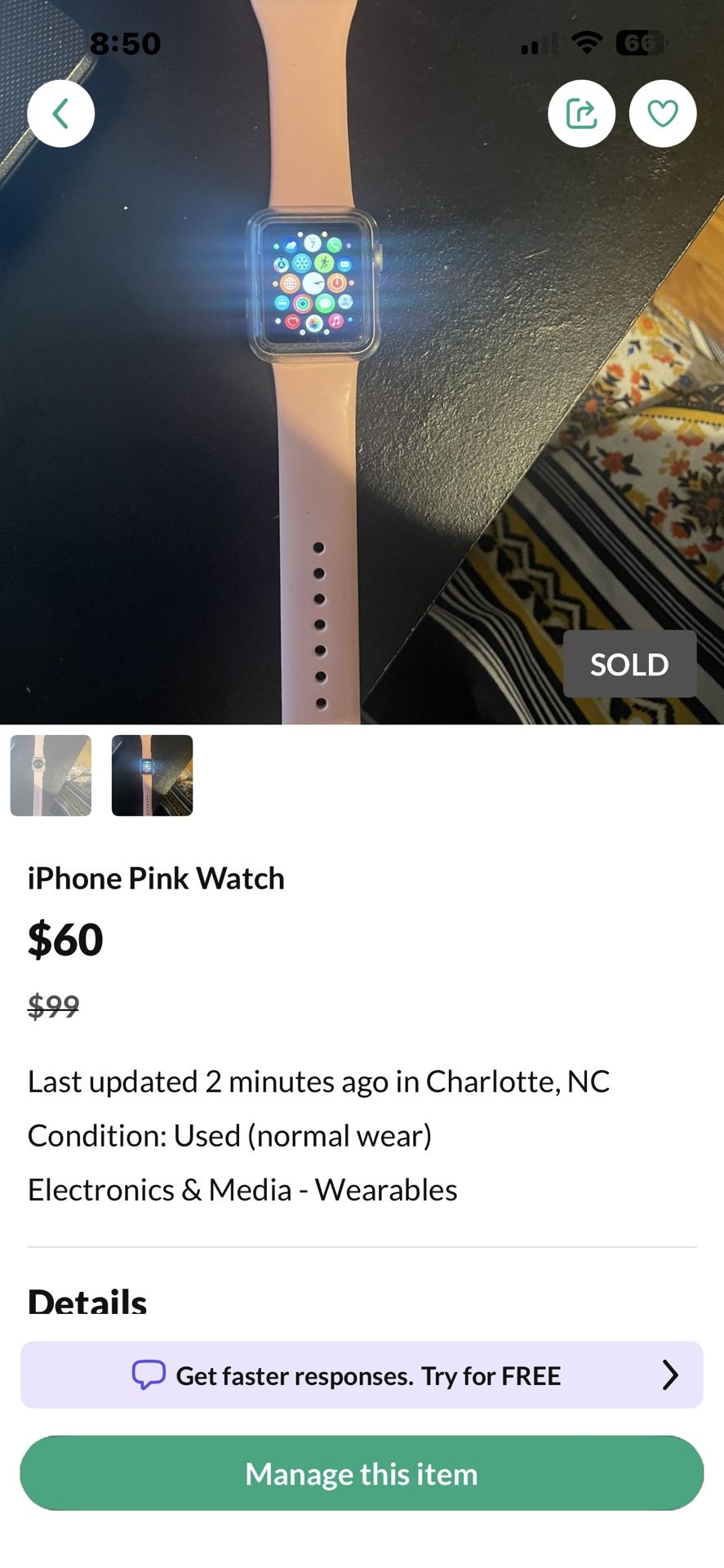 Apple Watch 38m