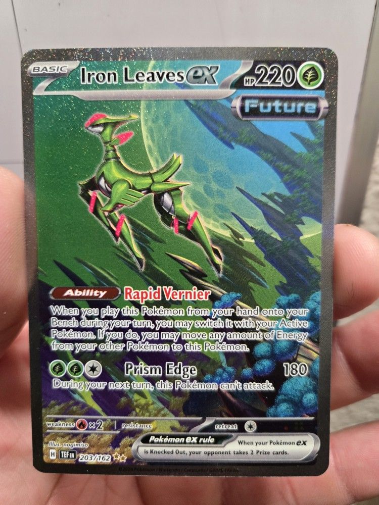 Iron Leaves Ex Pokemon Card 