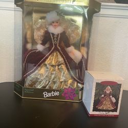 1996 Happy Holidays Barbie And Ornament Special Addition 