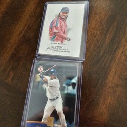 Manny Ramirez Boston Red Sox Baseball Cards Lot 