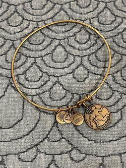Alex and Ani Aquarius Charm Bangle Bracelet