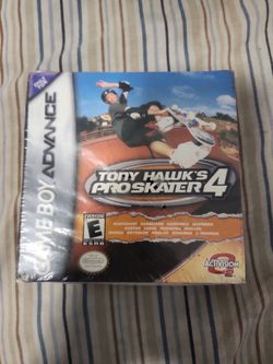 Sealed in box tony hawk pro skater 4 Gameboy advanced