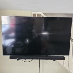 55 In Samsung Smart TV With Samsung Soundbar 