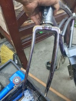 Schwinn frame  fork is bent
