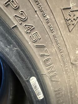 245/70/17 (4 Tires) $80.00/ All 4