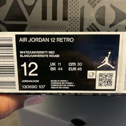 Jordan 12 Retro