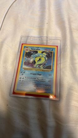 Base set gyarados raw card