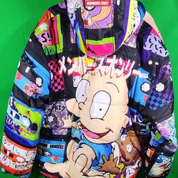 The Rugrats- Members Only Nickelodeon Puffer Jacket Coat SIZE: 2XL  (NWT!)