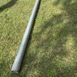 Unused 10 Feetx 4,5 Large Galvaniz Pipe