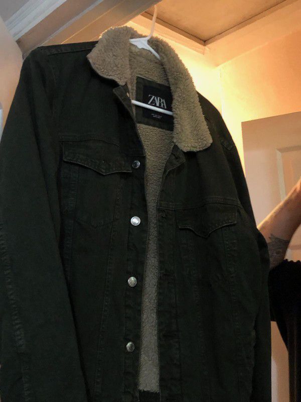  TSHIRT/DENIM/COAT/JACKET/Jacket (Zara) Coat, Jean Jacket, Wool Inside 