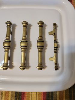 Antique Brass Colored Cabinet Handles