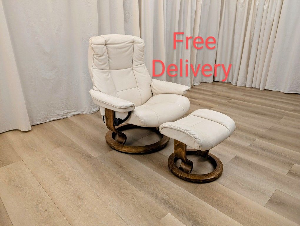 Ekornes Stressless Consul Model Size L MCM Chair Free Delivery