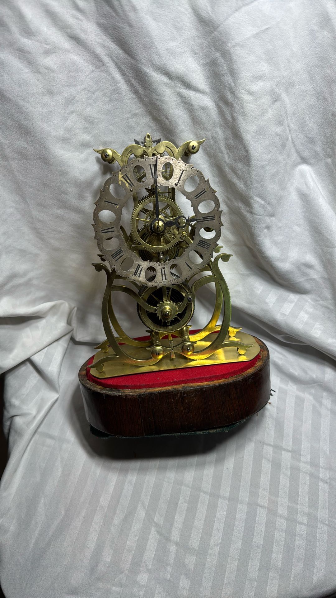 Antique Skeleton Clock