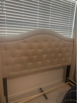 Queen head board and frame