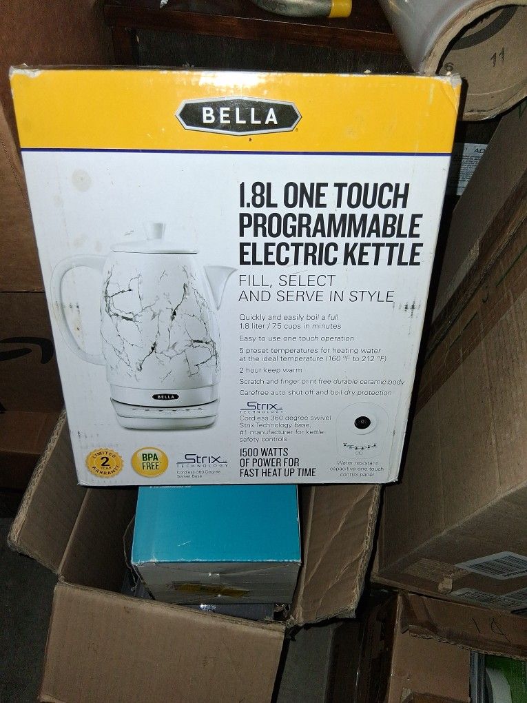 Bella 1.8L Programmable Kettle, New