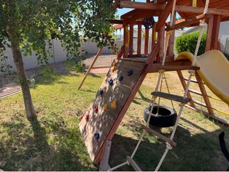 Swing set Wooden Playhouse