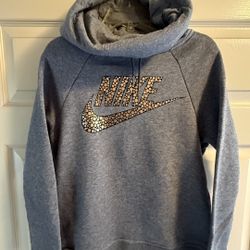women's Nike Rally Funnel-Neck Pullover Hoodie