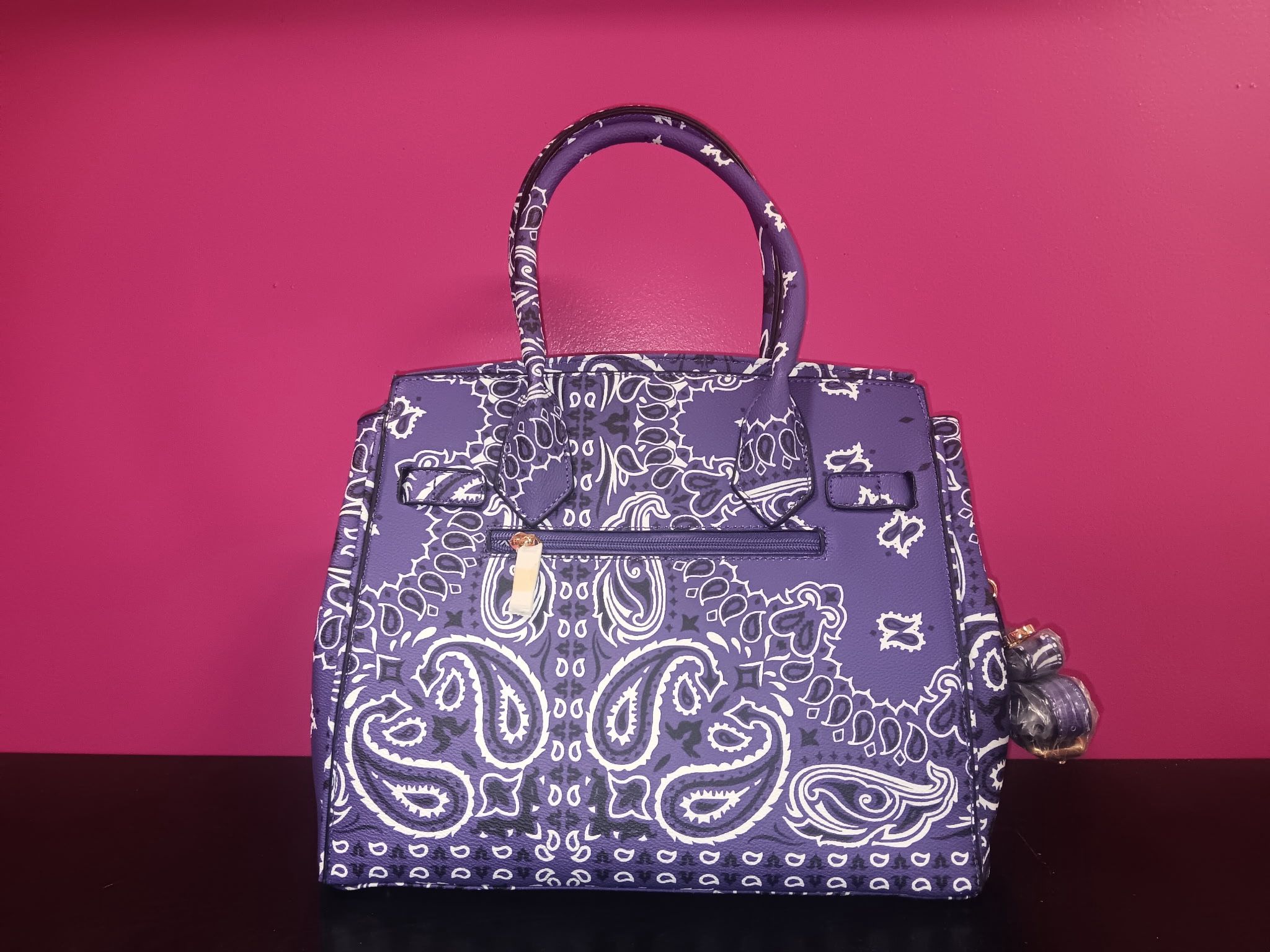 Purple Bandanna Purse