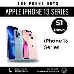 Get Your iPhone 13 Series Today with Just $1 Down - No Credit Required, Quick Approval!