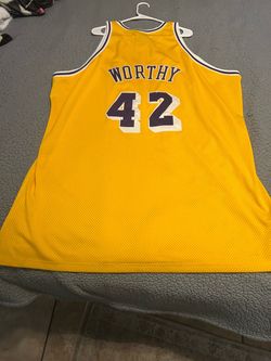 James Worthy #42 Lakers Basketball Jersey