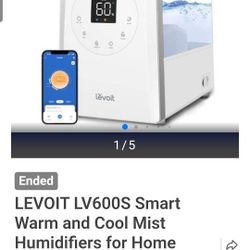 LEVOIT LV600S Smart Warm and Cool Mist Humidifiers for Home Bedroom Large Room