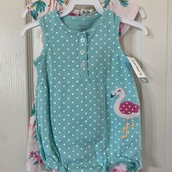 CARTER’S 2 PACK-3PC  BABY OUTFIT