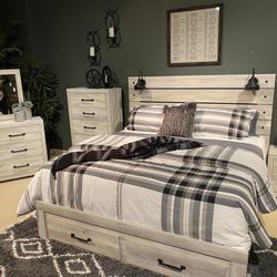 Cambeck Whitewash Panel Storage Bedroom Set
Ashley Furniture$10 Down Payment And Financing Available