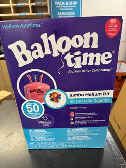 Title: Brand New Balloon Time Jumbo Helium Kit – Unopened – $40