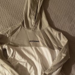 Youth XL Abercrombie hoodie White 