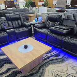 Sofa Loveseat Recliner Leather No Credit Needed