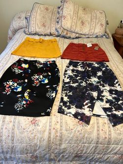 Skirts: XS. 4/$10.00. Chino, ca