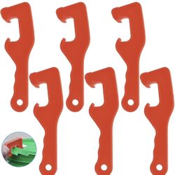 6pcs 5 Gallon Bucket Lid Opener Wrench, Plastic Bucket Opener