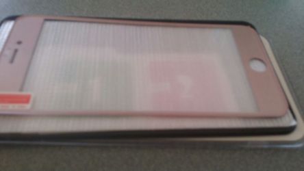 Screen protector for iPhone 6s plus rose