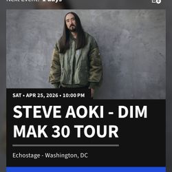 Steve Aoki Concert For Tonight
