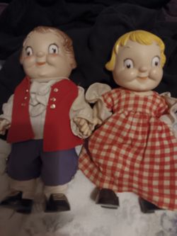 Vintage Campbell Soup dolls