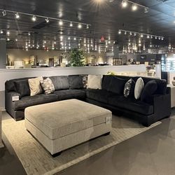 Charcoal 3PC Sectional Couch
